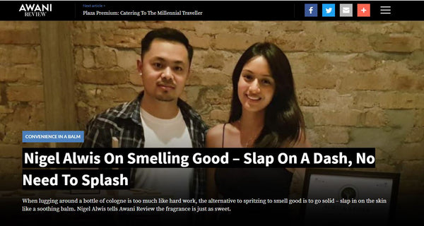 Astro Awani: Niegel Alwis On Smelling Good – Slap On A Dash, No Need To Splash